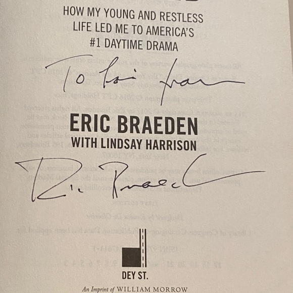 SIGNED I'll Be Damned by Eric Braeden The Young and The Restless Victor - Picture 11 of 11